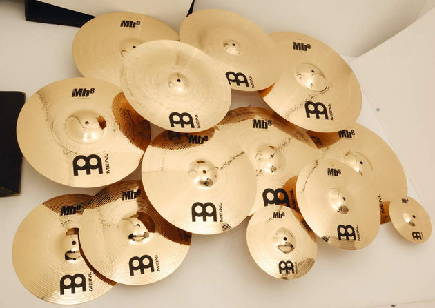 blank The '8' in the ‘B8’ refers to the percentage of tin within the cymbal alloy